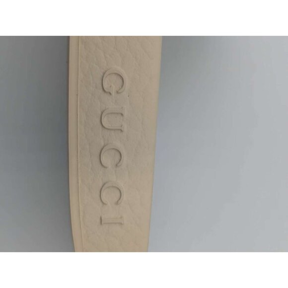 Gucci Signature GG Microguccissima Soft Slides Ivory EU35 567116 - Picture 6 of 12